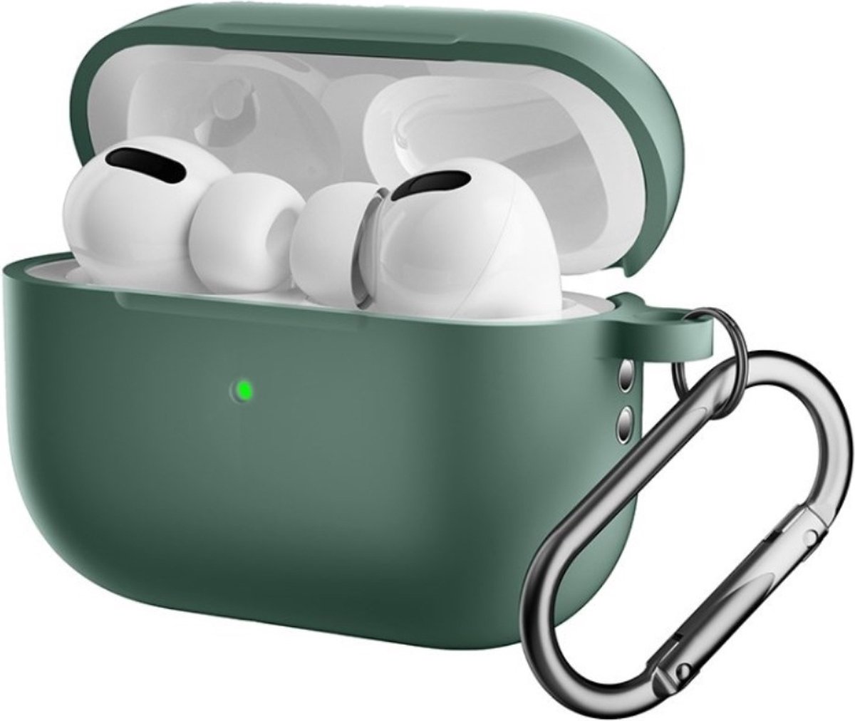 Lunso - AirPods Pro 2 - Softcase hoes - Army Groen
