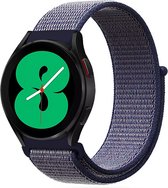 By Qubix - 22mm - Garmin Venu 2 / Garmin Venu 3 - Sport Loop nylon bandje - Donkerblauw - Garmin bandje