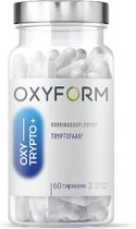 Oxyform Oxytrypto+ I L-tryptofaan Groene thee Magnesium I 60 Capsules I Voedingssupplement I Welzijn, Angstvermindering, Tegen stress I Gaba Vitamine D B6