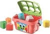 Baby Clementoni - Shape Sorter - Vormenstoof - Blokkendoos met Cijfers en Kleuren - Plastic Vormen - Duurzaam Speelgoed - 1 Jaar