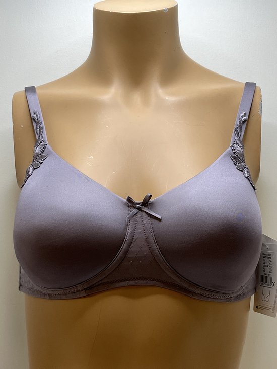 Amoena Bianca Padded WB Prothese Bh 75A Taupe Lila 44218 Beha
