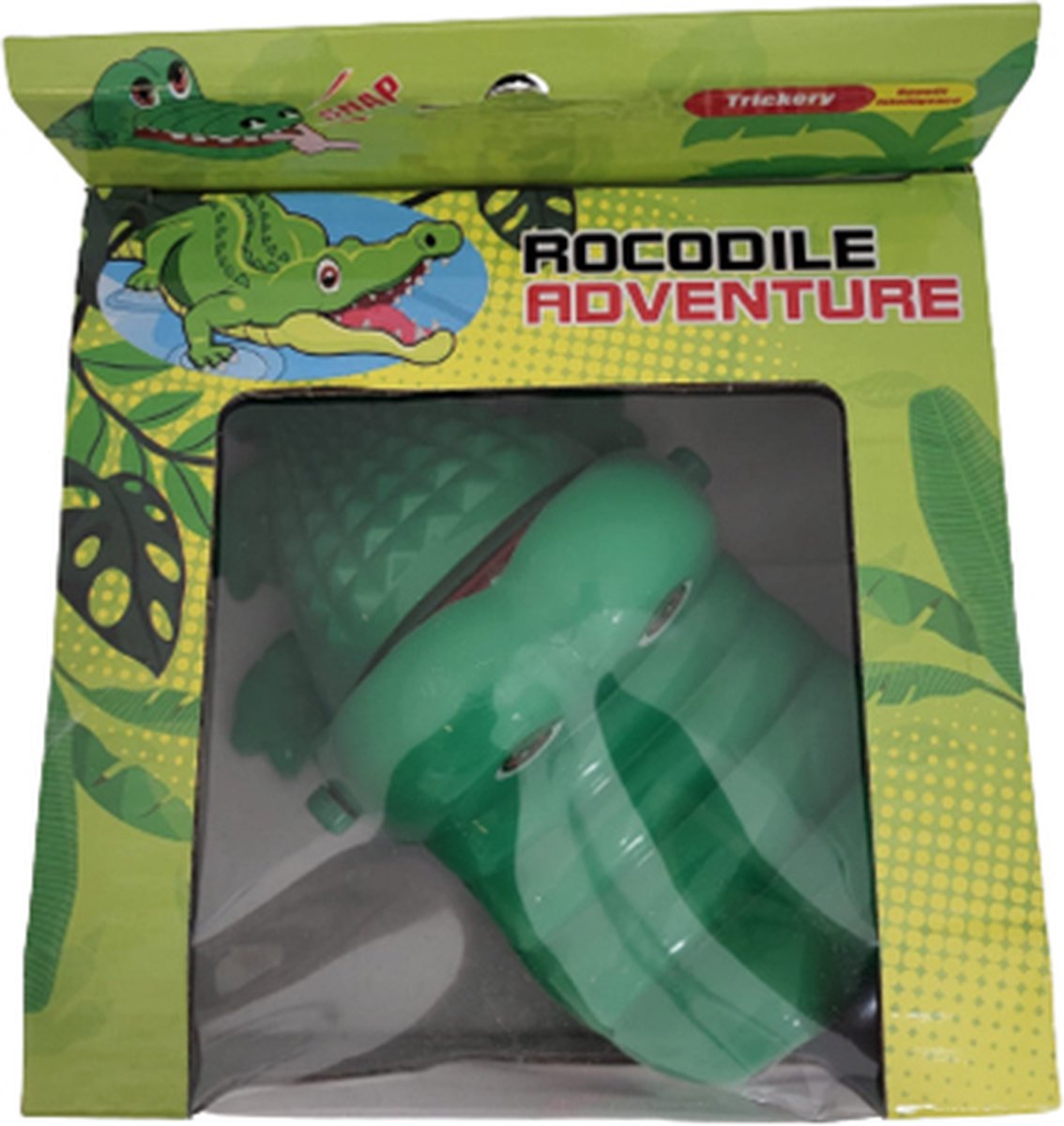 KOMUNJ Jeu de jouets de crocodile pour enfants mord au hasard les