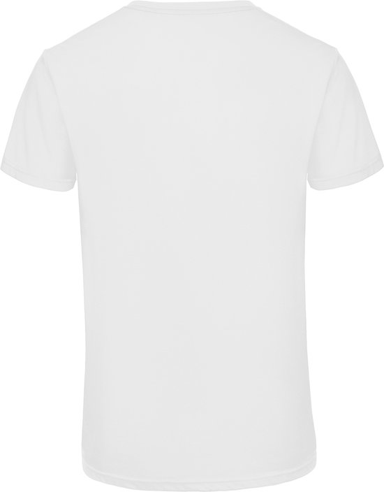 T-shirt met ronde hals 'Triblend men' B&C Collectie Wit - S