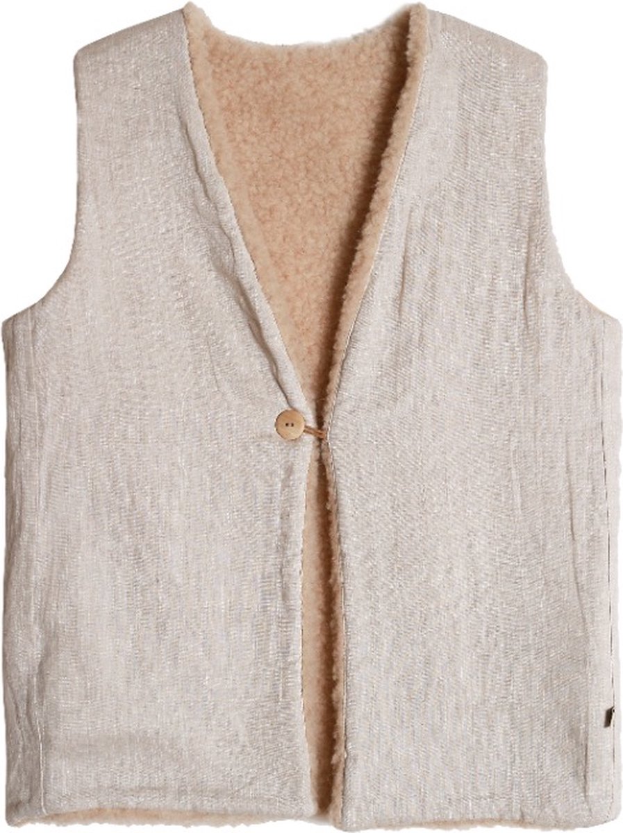 Alwero Exclusive bodywarmer Vest Long Beige