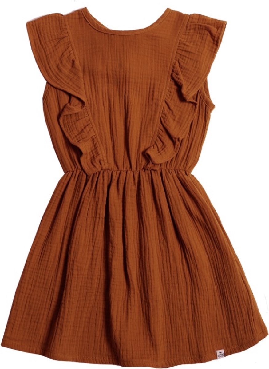 Alwero Jurk Ruffles Pompoen 116-122