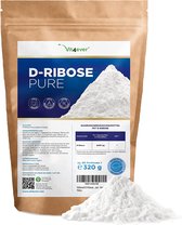 D-Ribose Poeder - 320 g - 80 dagelijkse porties met 4 g (2,6 maanden voorraad) - Natuurlijk uit fermentatie - Puur & zonder toevoegingen - Hoog gedoseerd - Natuurlijk - Veganistisch