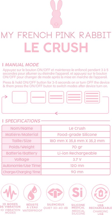 Clara Morgane - Le Crush Rose Pâle