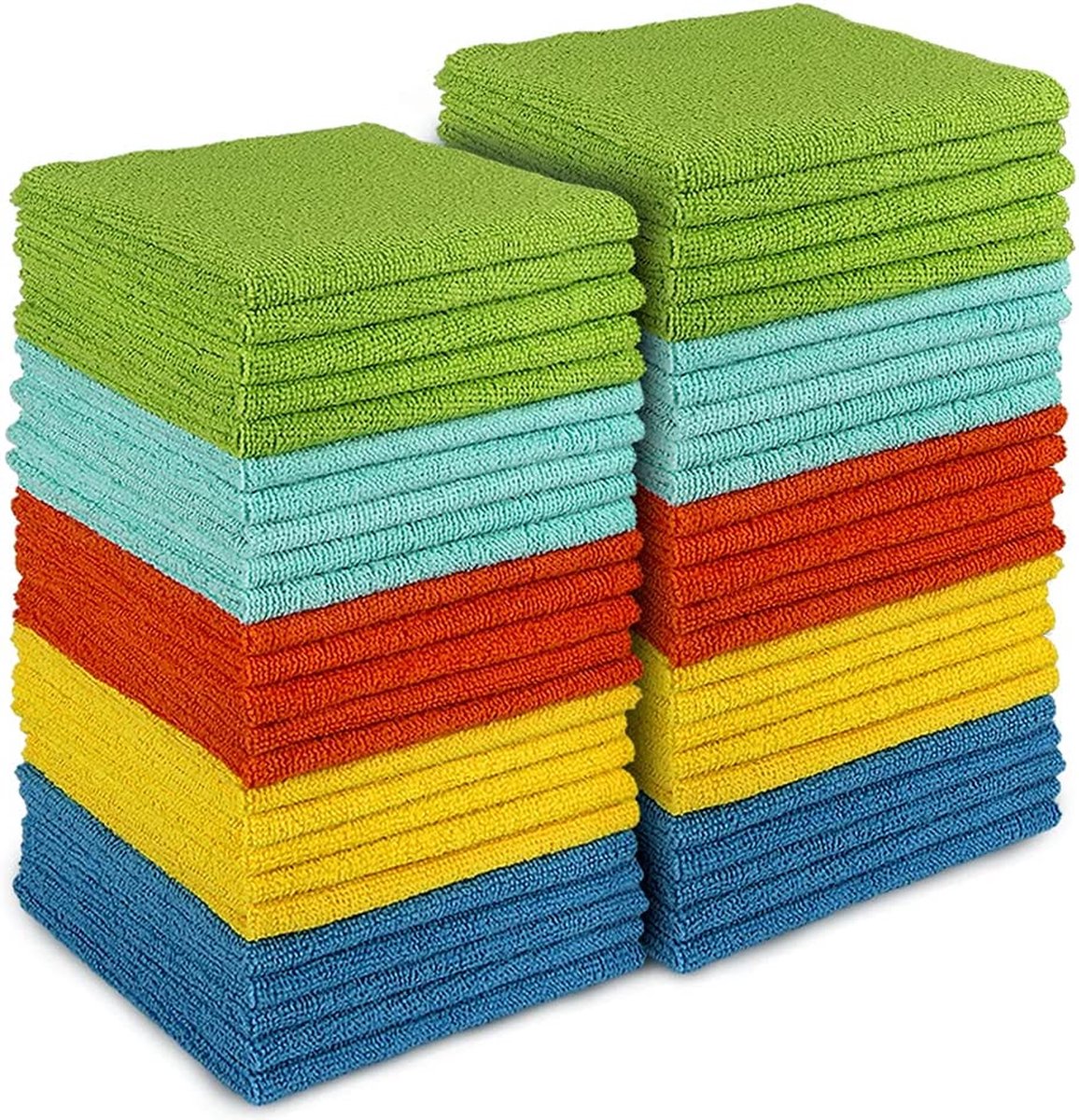 AIDEA Microvezel reinigingsdoekrol, 75PK, herbruikbare