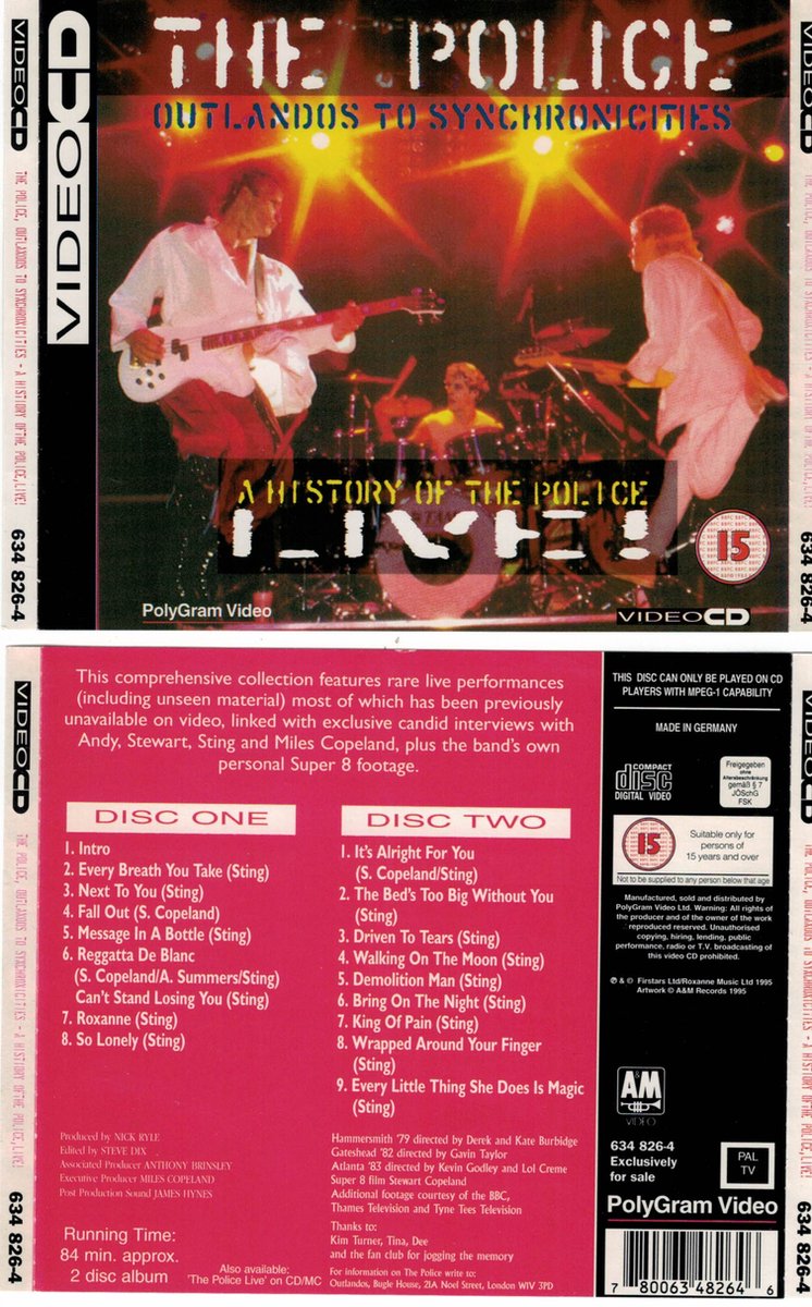 Outlandos To Synchronicity A History Of The Police