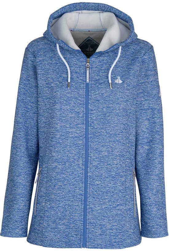 BJØRNSON Anne vest dames – capuchon – maat 52 – cornflower