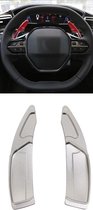 Geschikt voor Peugeot 3008 5008 GT Grijze Schakel Paddle Stuur Shifter Flippers Automaat