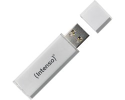 (Intenso) Alu Line USB-stick - 128GB - USB 2.0 - zilver