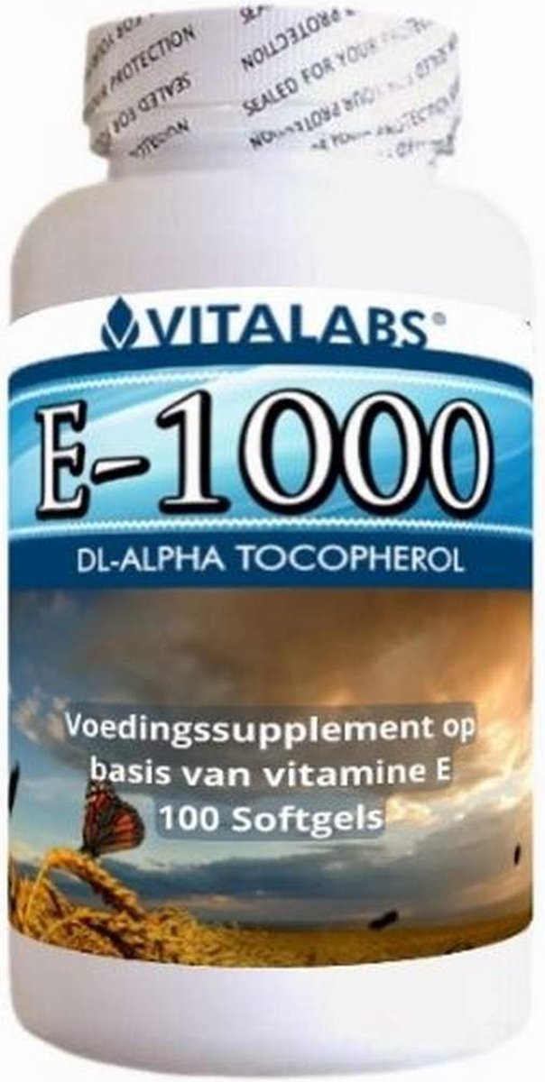 Goedkoopste VitaTabs Vitamine E-400 - 268 mg - 100 softgels - Voedingssupplementen