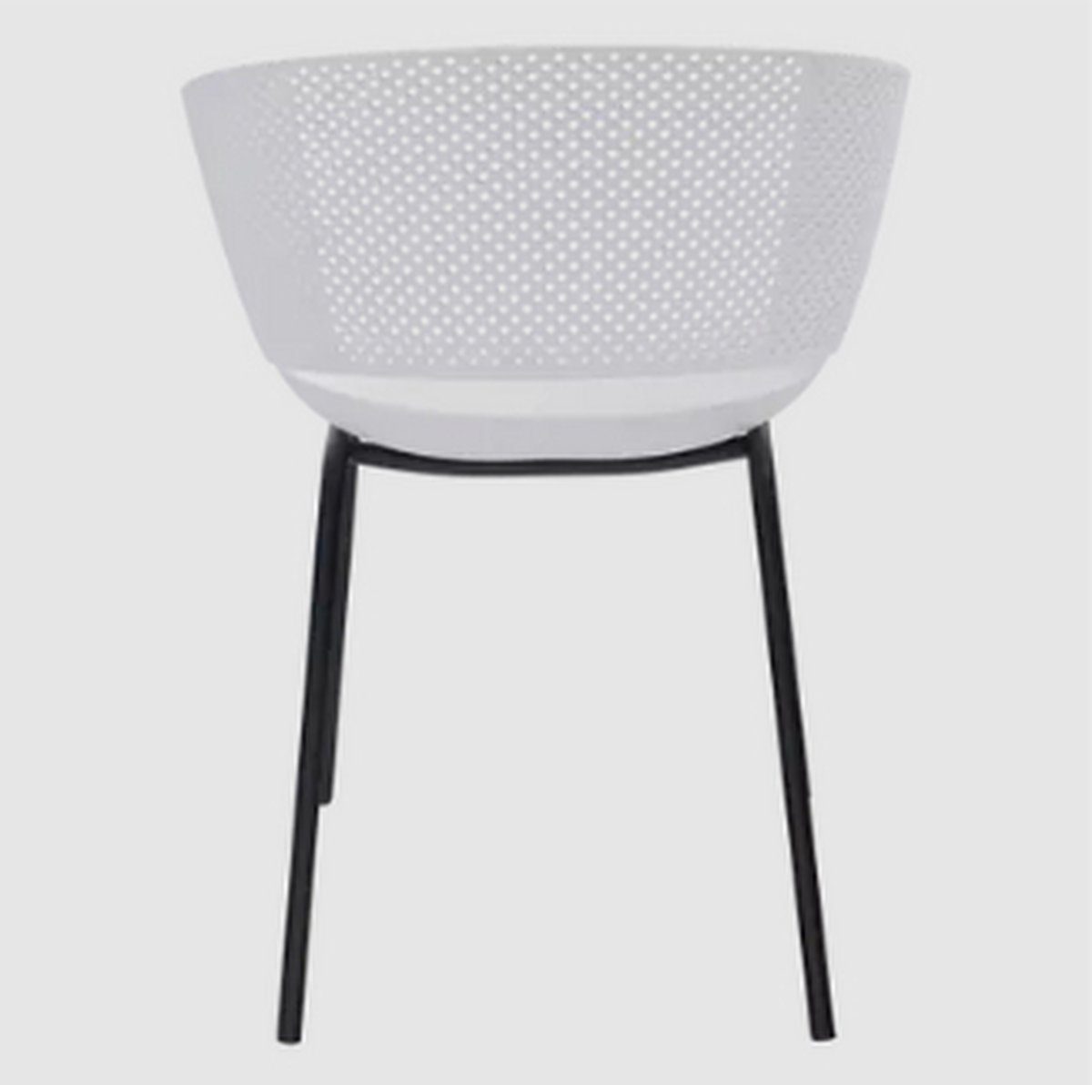 Lesli Living Chaise bistrot Lille - Blanc - 56x45∕55x79cm - Set de 4