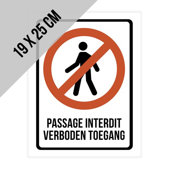 Toegang Pictogram/ bord |