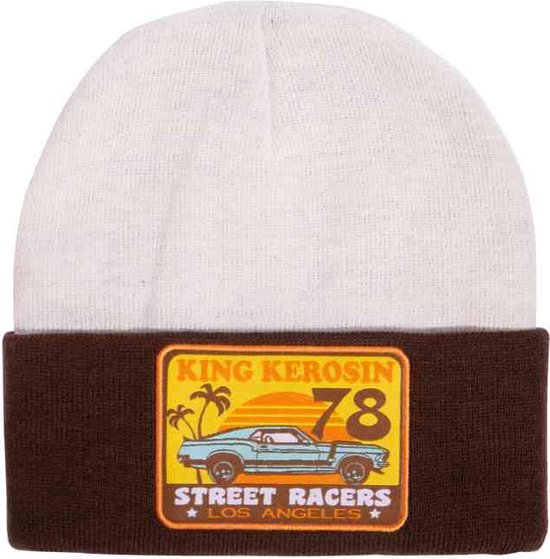 King Kerosin - Street Racers Beanie muts - Wit