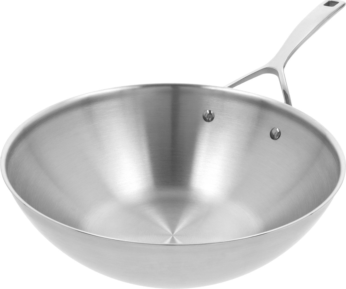 Demeyere Essential 5 Wok RVS 30 cm bol