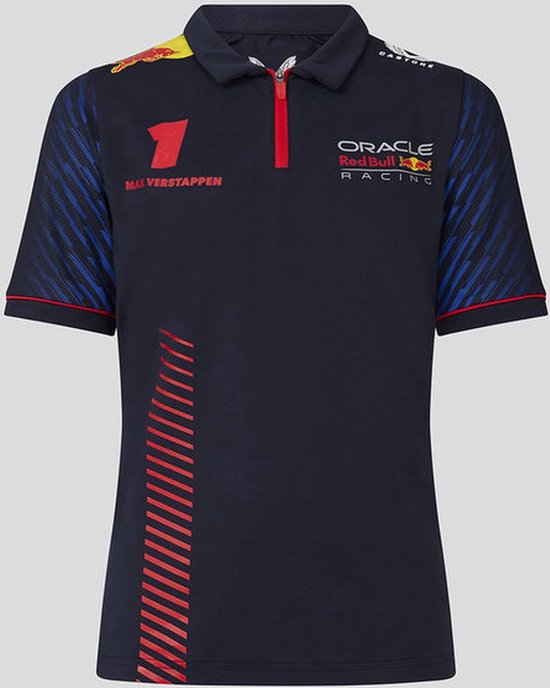 Max Verstappen Teamline Driver Kids Polo 2023 M (140-146) - F1 2023 - Red Bull Racing Polo - Formule 1 2023 - Dutch Grand Prix-