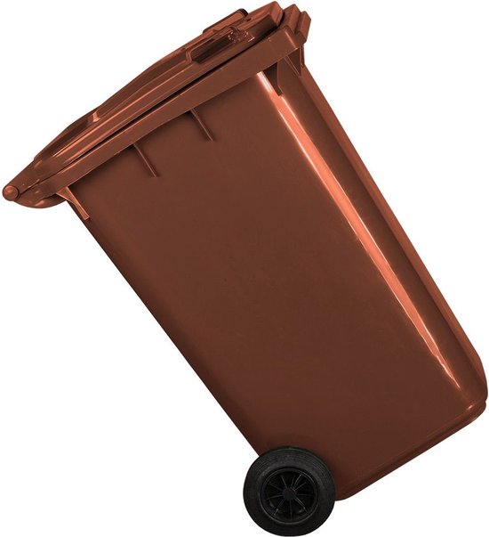 Kliko / mini container 240 liter - Bruin van Kliko — afbeelding 4