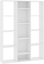 vidaXL-Kamerscherm/boekenkast-100x24x140-cm-bewerkt-hout-wit