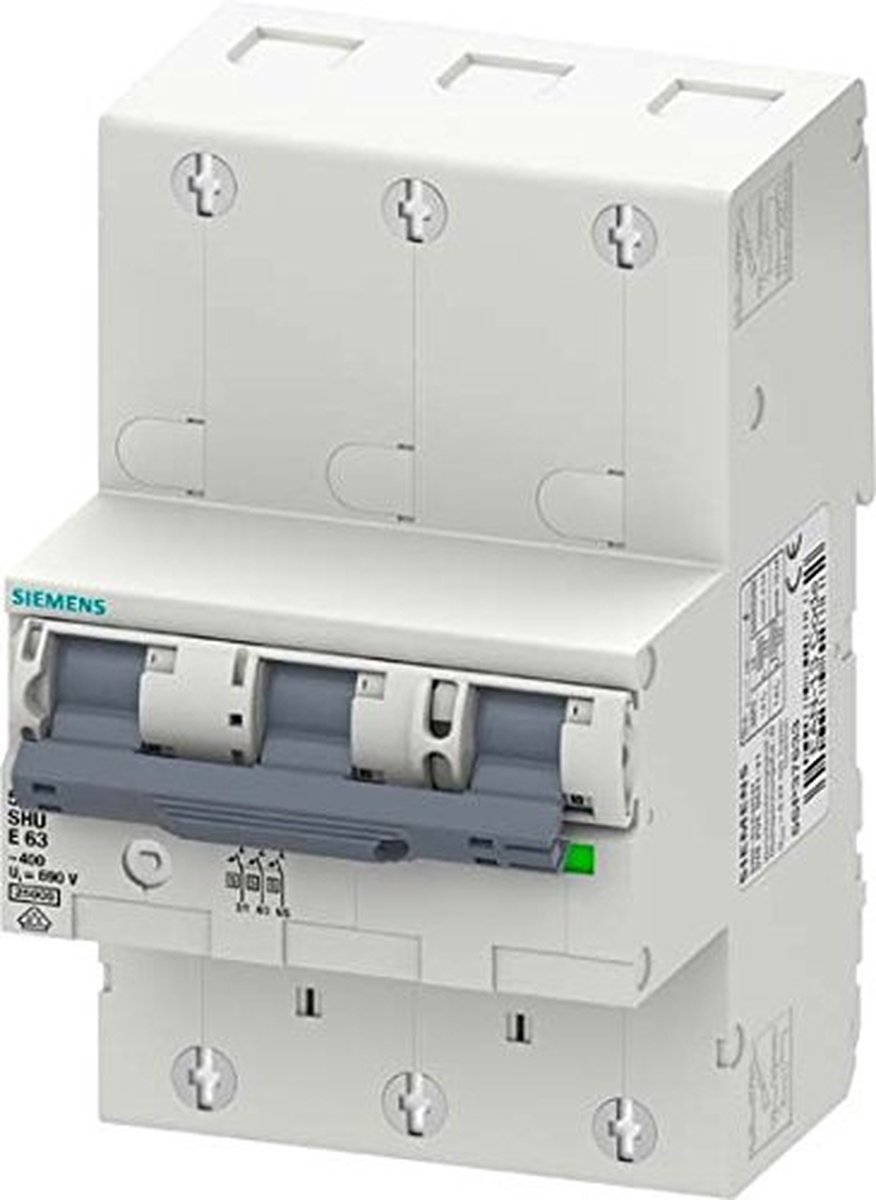 SIEMENS 3VF3 100A Disjoncteur Mccb 3 Pôles Identique À Crabtree Pw160
