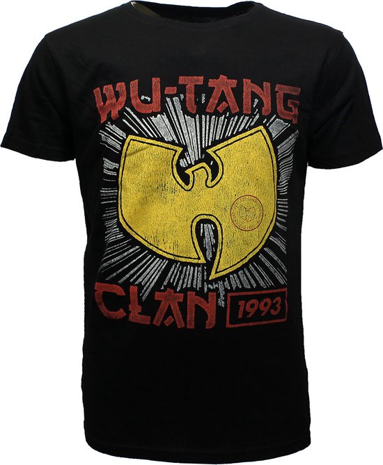Wu-Tang Clan Tour ' 93 Band T-Shirt Zwart - Officiële Merchandise