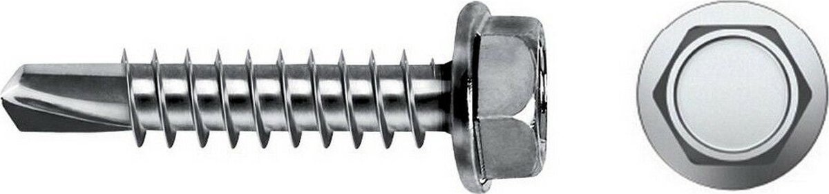Zelftappende schroef CELO 6,3 x 19 mm Verzinken (250 Stuks)