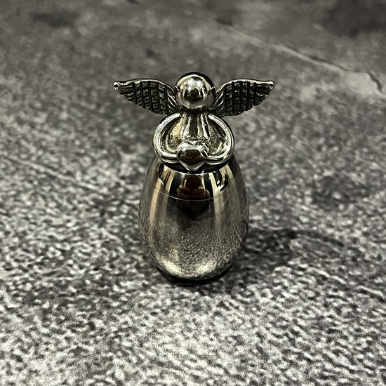 Mini urn - Zilver - Engel - Urn voor as - (Urn) Small