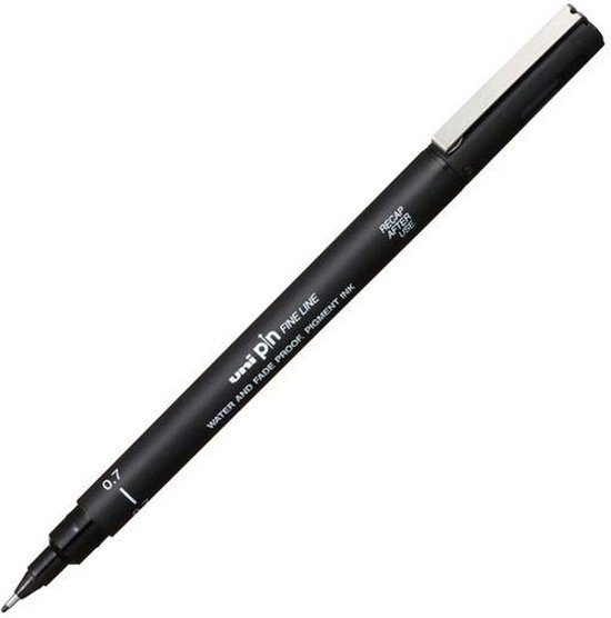 Uni-Ball UB187S N Lot de 12 Rollers Encre Liquide Pointe aiguille 0,7 mm Noir