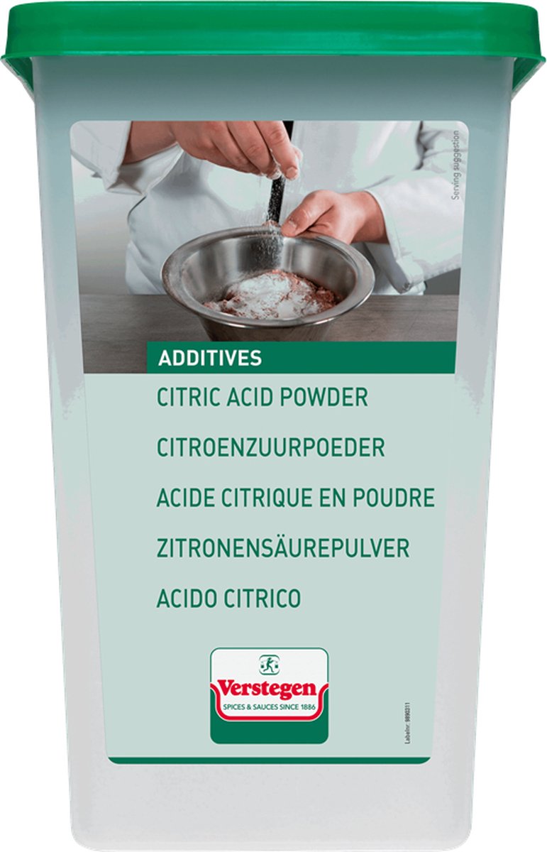 Goedkoopste Verstegen Citroenzuurpoeder, doos 1 kg