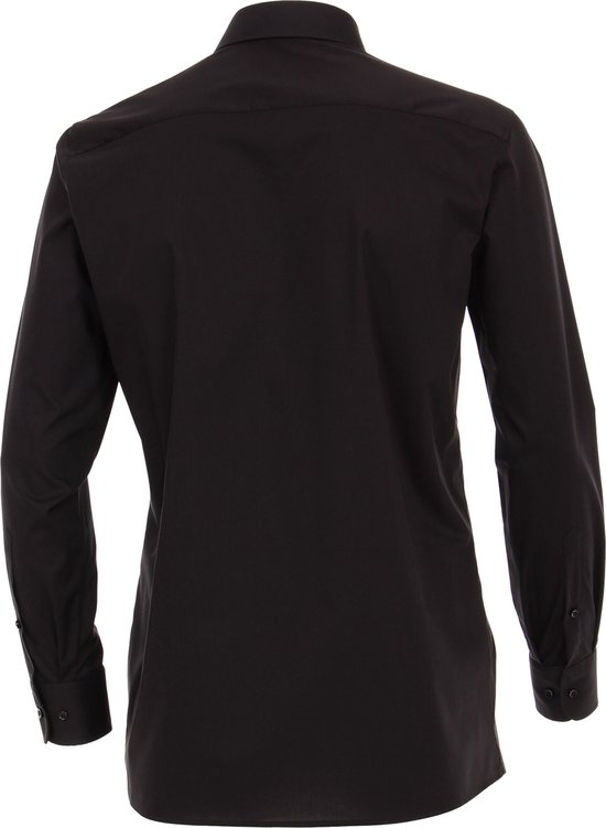 Casa Moda Chemise Uni Noir Kent Modern Fit - 43