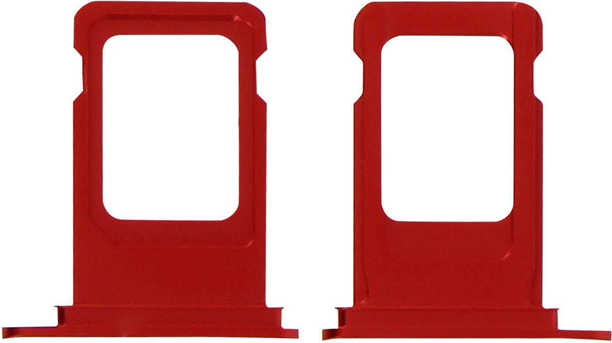 Avizar Tiroir SIM pour Geschikt voor Apple iPhone XR support carte nano SIM de remplacement, Rood