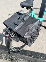 Luggage carrier bag, water-repellent and tear-resistant, Bagagedragertas \ fietstas voor bagagedrager 30 litres