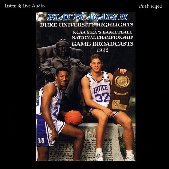 Play It Again II! Duke University's 1992 NCAA Men's Basketba ... - cover
