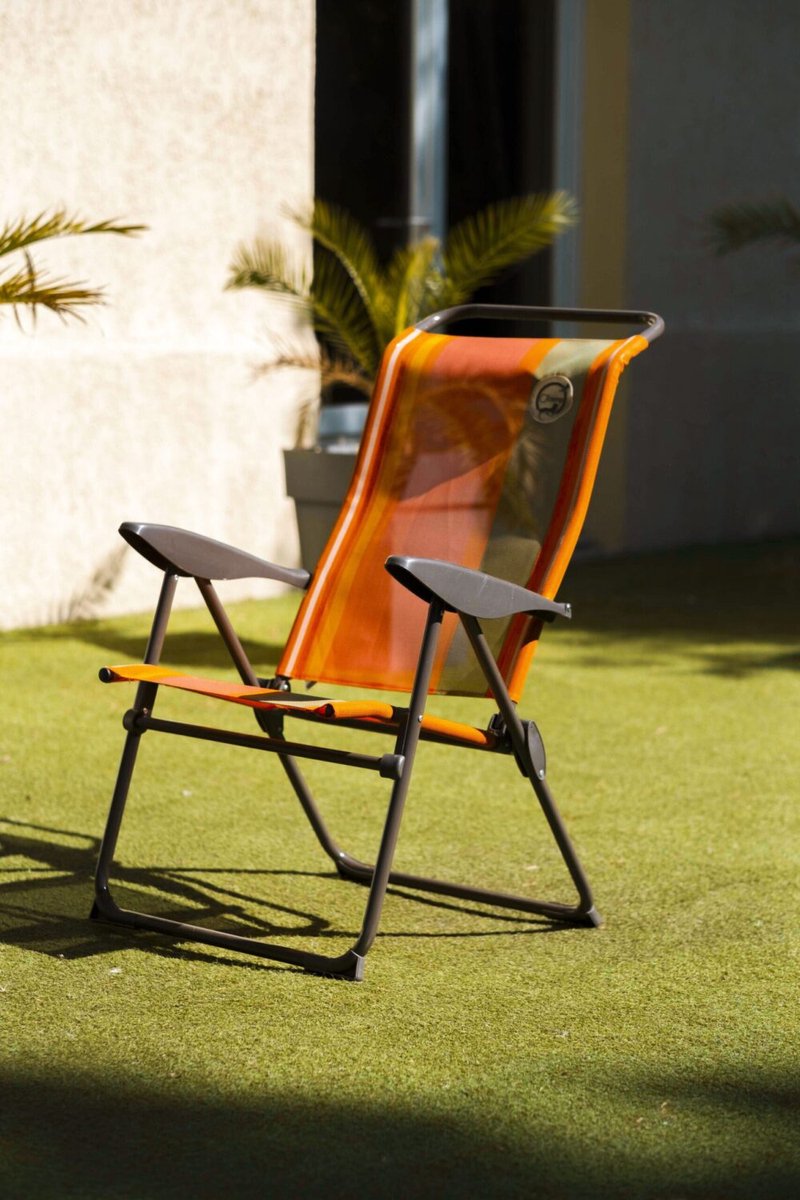 Chaise de camping pliante pour enfant Ours Trigano - Camping-car Chaise de camping pliante pour enfant Ours Trigano - Camping-car