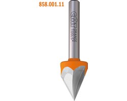 CMT graveerfrees Ø 12,7 x 10/50,8 mm. 60º, z=2, S=Ø8