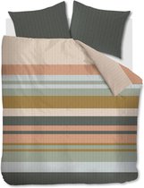 Luxe katoen dekbedovertrek Roel pastel - lits-jumeaux (240x200/220) - premium kwaliteit - stijlvol en modern dessin