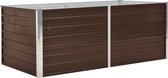 vidaXL-Plantenbak-verhoogd-160x80x45-cm-gegalvaniseerd-staal-bruin