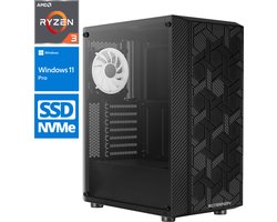ScreenON - Works - Ryzen 3 - 500GB M.2 SSD - Radeon RX Vega 8 - Home PC.V10233 + WiFi & Bluetooth