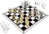 Ilso schaak drankspel - schaken - dammen - drink spel - glas -shotglaasjes