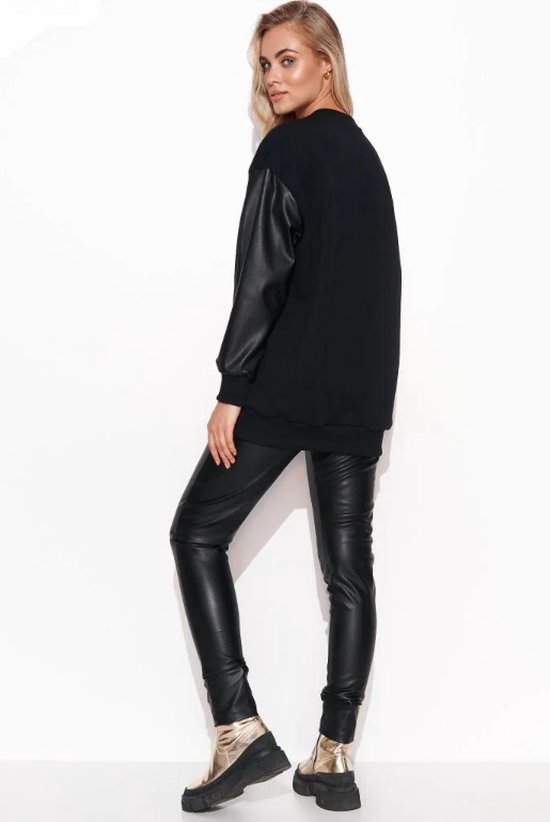 Numinou - Ensemble femme avec legging cuir noir - Taille 40/42 | bol