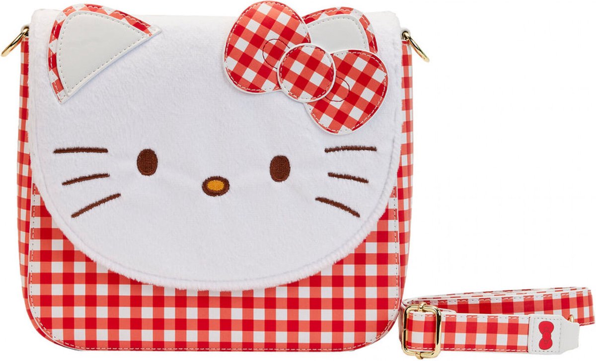 Loungefly Sanrio Hello Kitty Gingham Cosplay Cross Body Tas