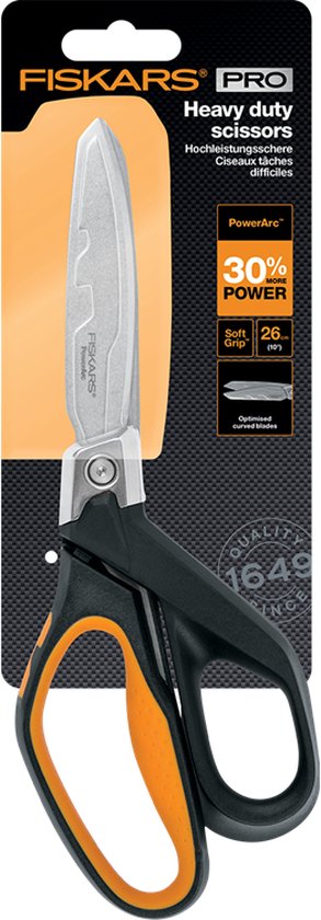 Fiskars PowerArc Heavy Duty Scissors 26cm - Fiskars PowerArc Heavy Duty  Scissors 26cm