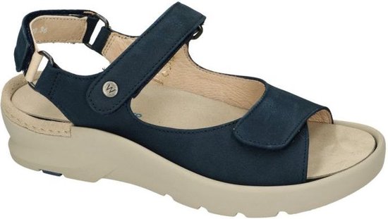 Wolky -Dames - blauw donker - sandalen - maat 37