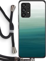 Case Company® - Hoesje met koord geschikt voor Samsung Galaxy A53 5G hoesje met Koord - Ocean - Telefoonhoesje met Zwart Koord - Bescherming aan alle Kanten en Over de Schermrand