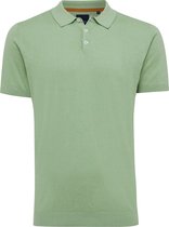 TRESANTI | TREVOR I Basic gebreide polo katoen cashmere | Light groen | Size XL