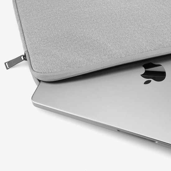 Housse pour ordinateur portable 13 pouces - Housse pour ordinateur portable adaptée au MacBook Pro 14 pouces - Housse pour tablette - avec pochette organiseur de câbles - Grijs