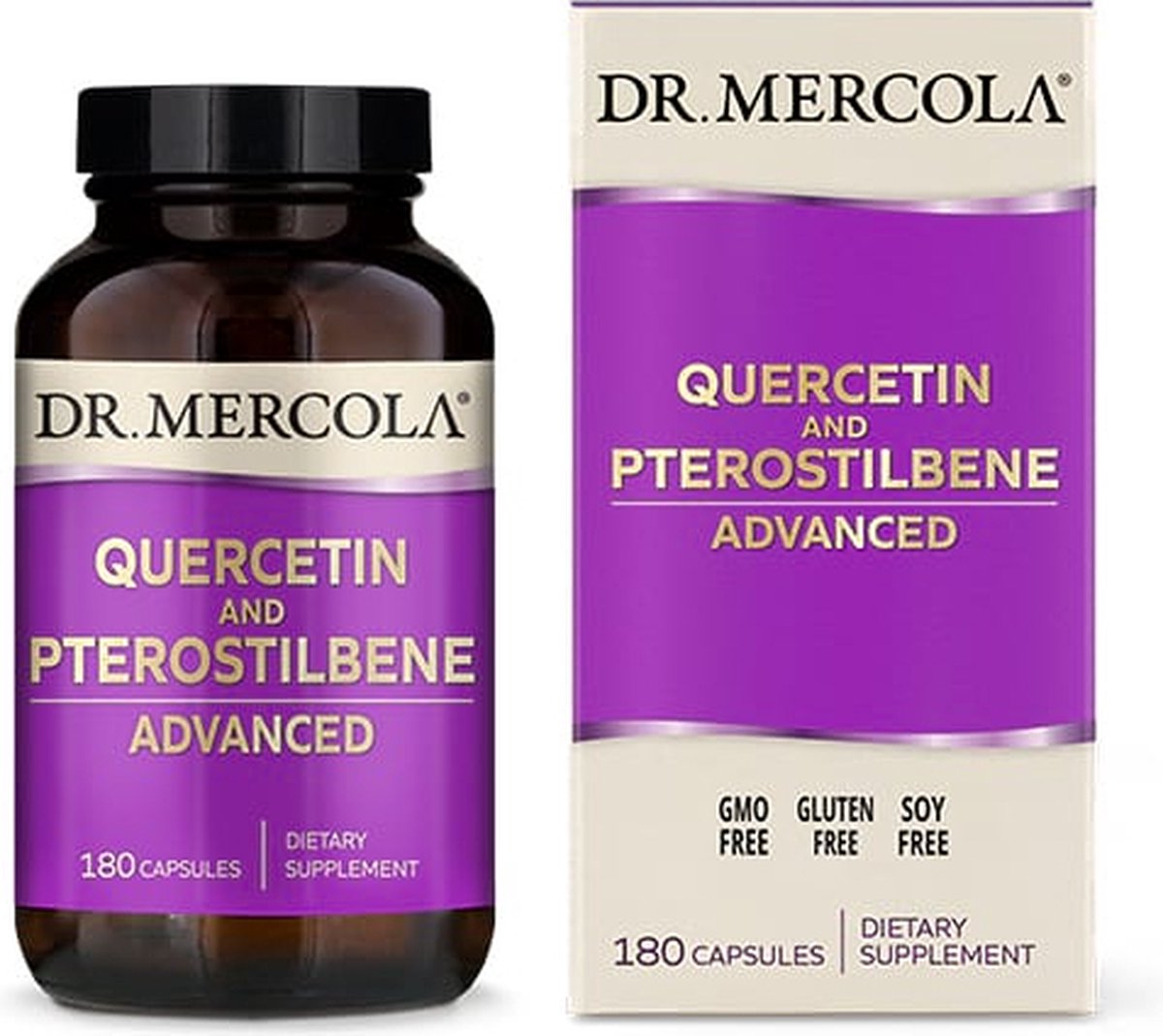 Goedkoopste Dr. Mercola - Quercetin and Pterostilbene Advanced - 180 capsules