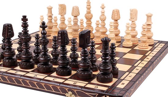 Thumbnail van een extra afbeelding van het spel Mars schaakset - Opklapbaar Decoratieve Schaakbord met Schaakstukken - Koning 160mm - Schaakbord 600x300