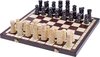 Afbeelding van het spelletje Muminek schaakset - Opklapbaar Decoratieve Schaakbord met Schaakstukken - Koning 100mm - Schaakbord 500x250